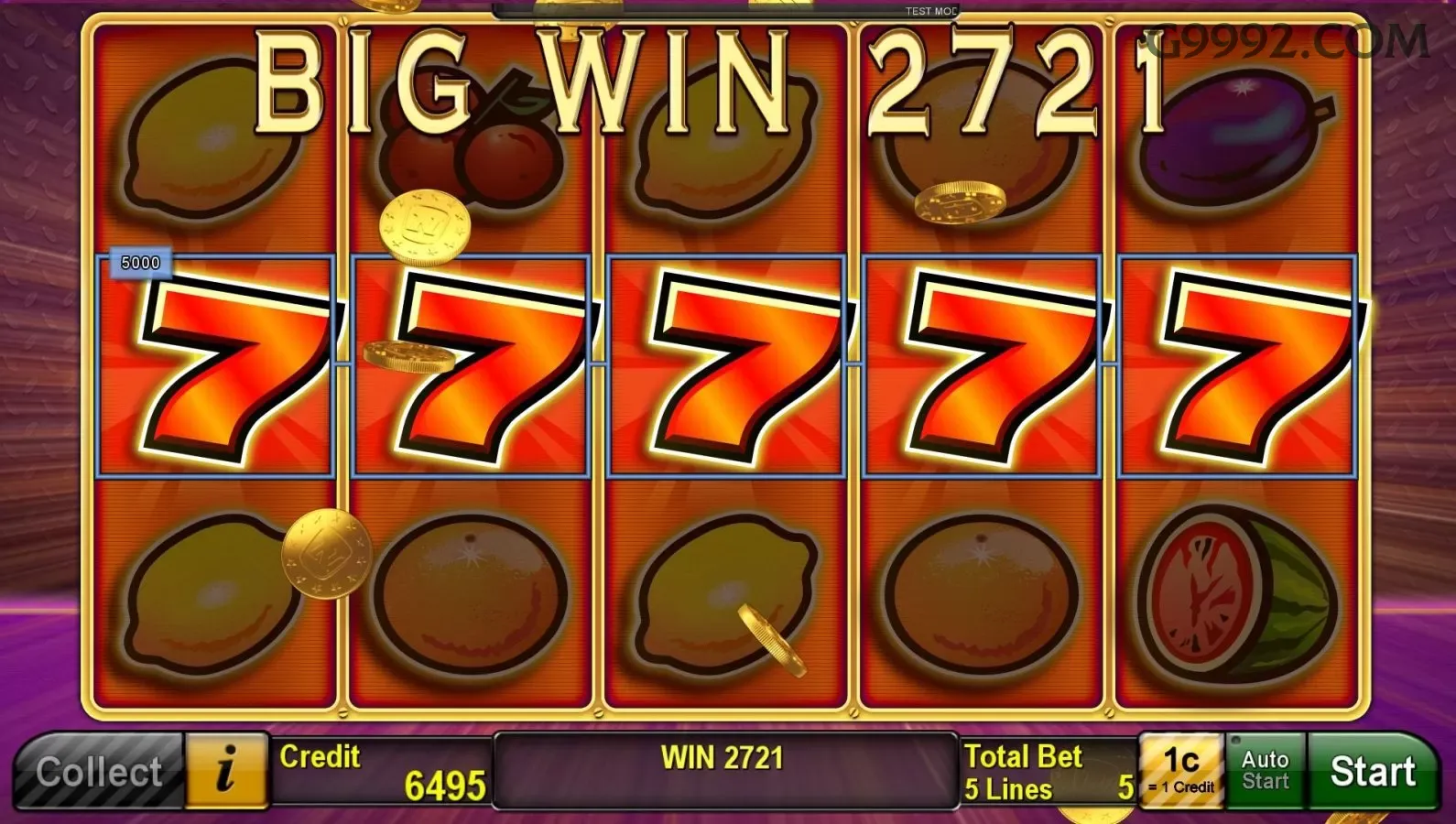 Catálogo de slots